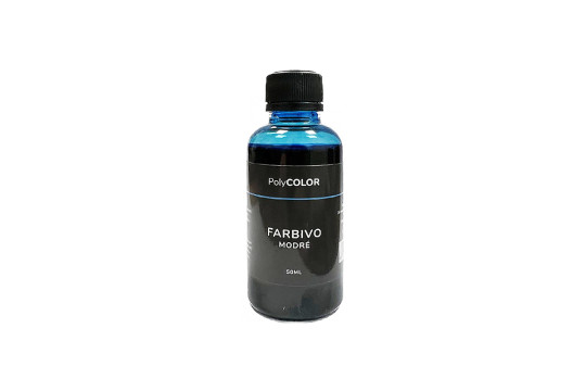 Modré barvivo do vody Poly COLOR, 50 ml